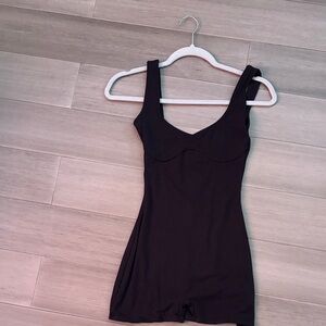 Oh Polly Black Bodysuit Romper
